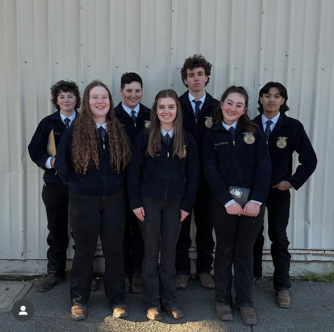 Our Livestock Judging Team at Chico State Field Day! 