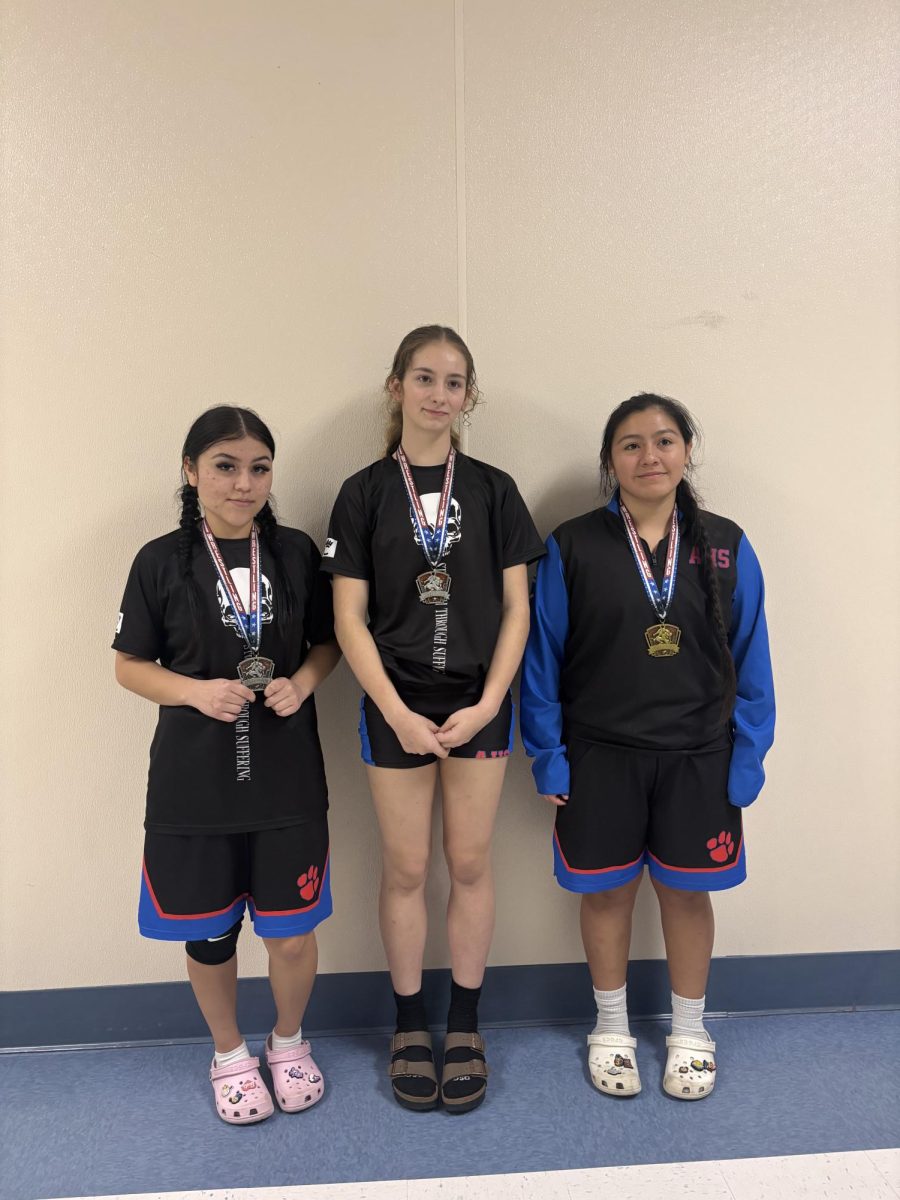 Our Analy Girl Wrestlers; Miranda Hernandez, Kasie Coupe and Ariana Vazquez